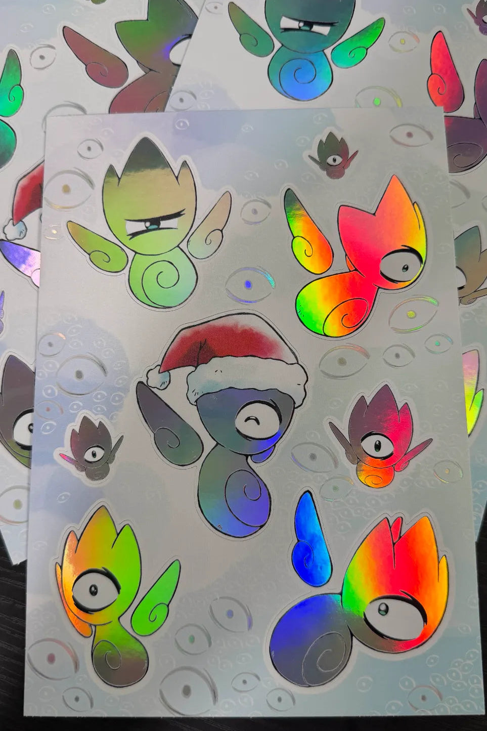 LIMITED TIME DEC31st  Holofoil Holiday Sticker Sheet